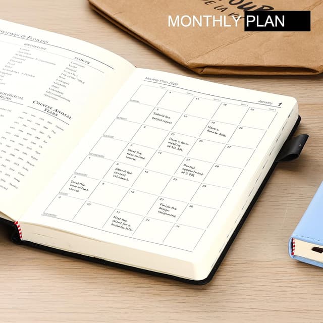 Thumbnail 4 de Goldaypln Agenda académica 2026 A5 1 día