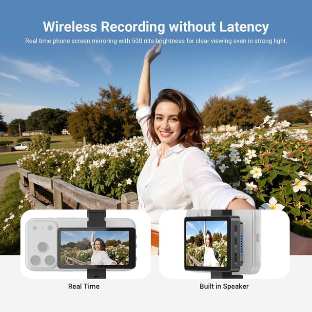 Thumbnail 2 de NEEWER F4 4" Phone Vlog Selfie Monitor