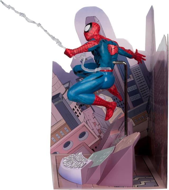 Thumbnail 3 de McFarlane Spider-Man 1:10 collezione con scena