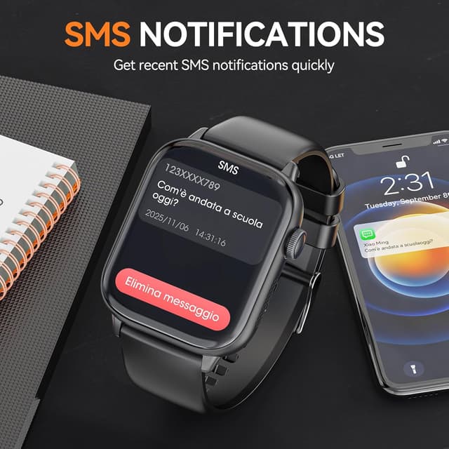 Thumbnail 4 de Mingdaln 4G Smartwatch 1.92" TFT screen