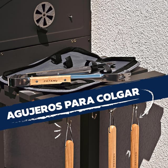 Thumbnail 4 de Praknu Accesorios Barbacoa 4 Piezas