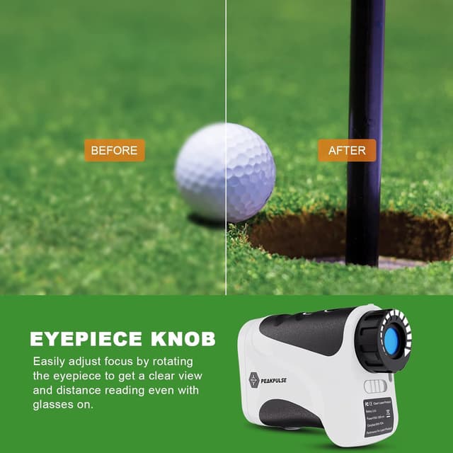 Detalle de PeakPulse Golf Rangefinder 656 Yards (6x) with Flag-Lock and Vibration