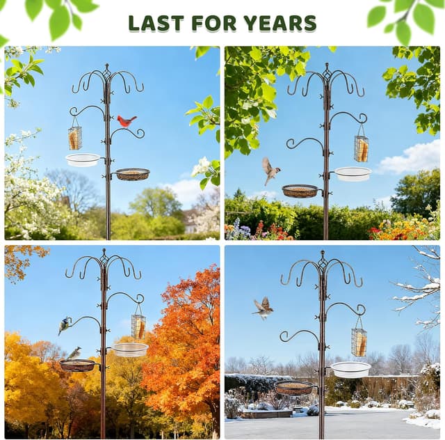 Detalle 2 de Urban Deco bird feeding station 93.9 inch