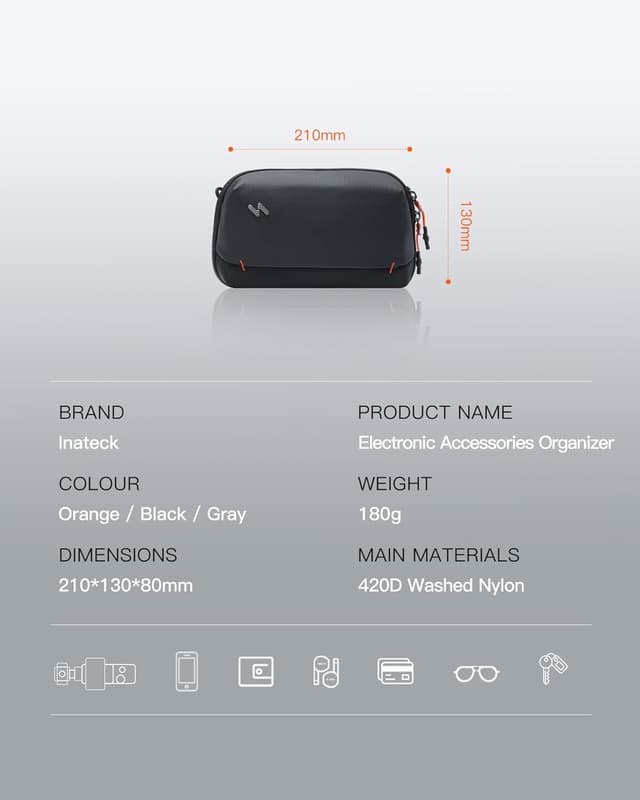 Detalle 2 de Portable electronics organiser with 2L capacity