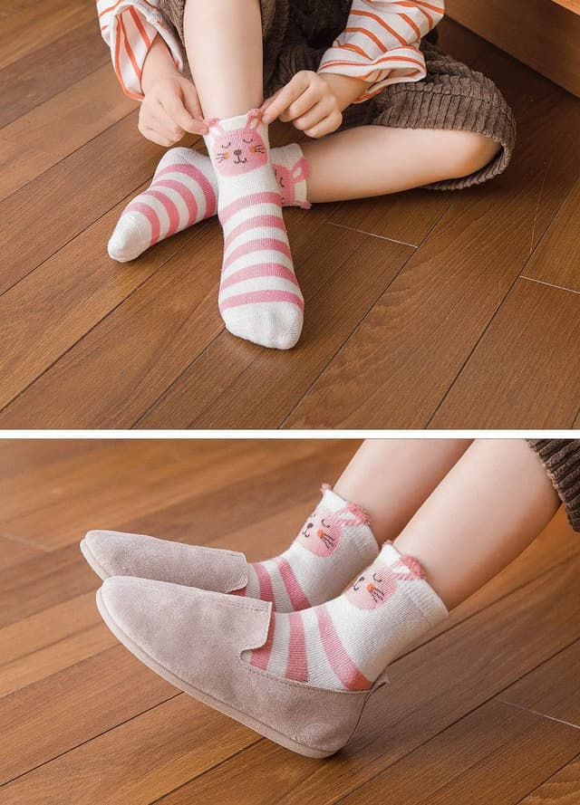 Thumbnail 4 de PUTUO Chaussette Fille 5 paires