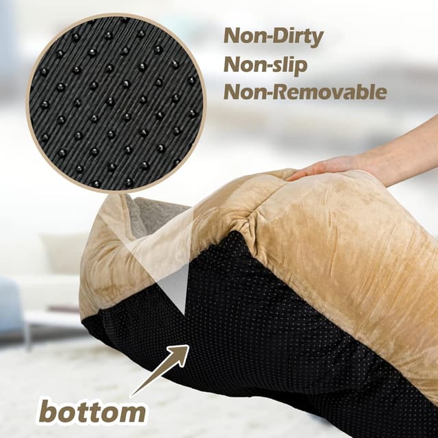 Detalle 2 de JOEJOY Dog Bed Medium Washable Calming