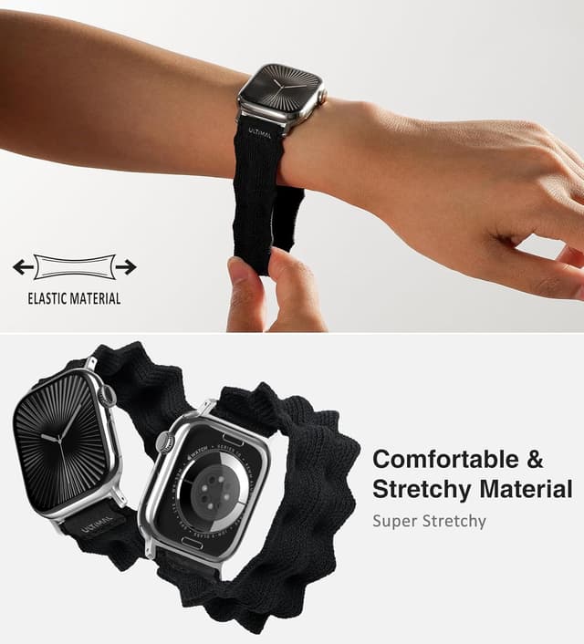 Detalle de ULTIMAL Armband für Apple Watch, Nylonband