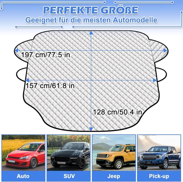 Thumbnail 5 de Tevlaphee Frontscheibenabdeckung 197×157×128 cm