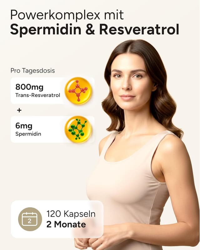 Detalle 2 de Spermidin Kapseln 6 mg mit 120 Stück