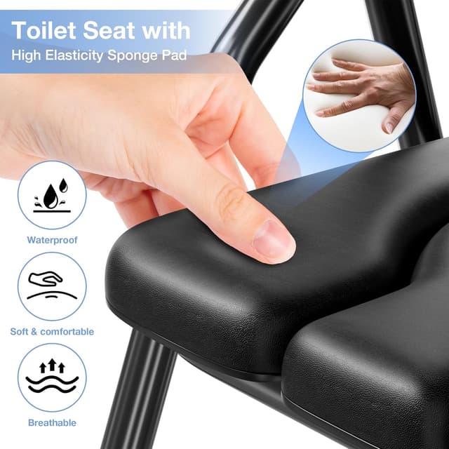 Detalle 1 de Bariatric Commode Chair 880 lbs