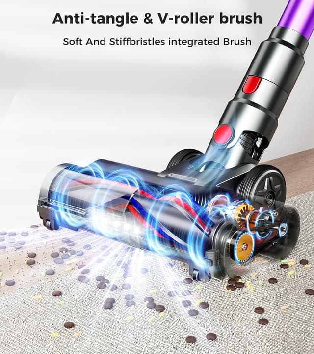 Detalle 2 de VIAFLY Cordless Vacuum 550W with 60Min Run Time 🧹