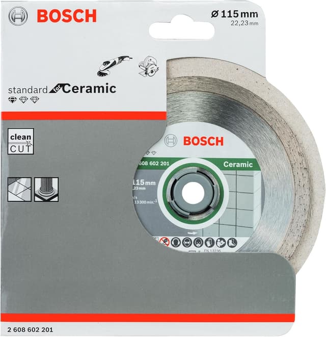 Thumbnail 1 de Bosch Professional Disco tronzador diamante Ø115 mm para cerámica 🛠️