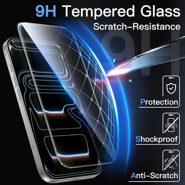 Thumbnail 4 de JETech Schutzfolie iPhone 17 Pro Max 6,9‑Zoll