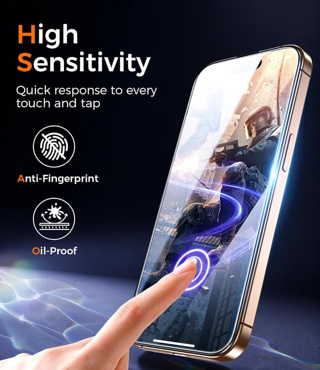 Thumbnail 6 de Qasyfanc Magnetic iPhone 16 Pro Max Case (Clear) with 2 Tempered Glass Screen Protectors