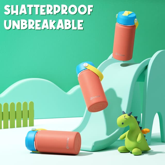 Detalle de Kids insulated water bottle 14oz, 2 pack