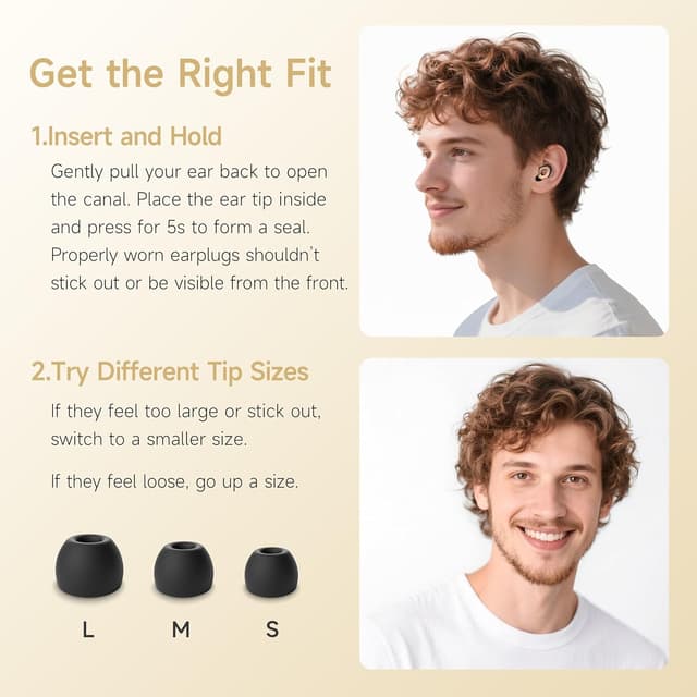 Thumbnail 1 de QWH Ear Plugs for Sleeping