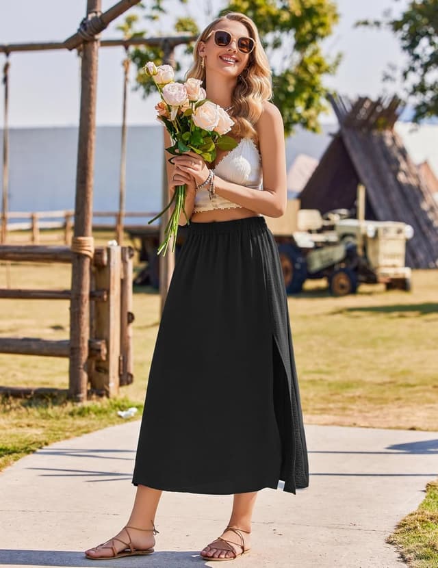 Thumbnail 4 de Zeagoo Gonna Donna Lunga Elegante