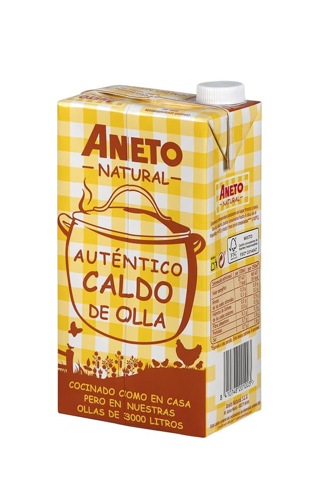 Thumbnail 2 de Aneto 100% natürlich Hühnerbrühe 6x1 l