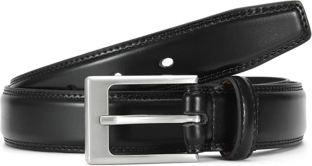 Detalle de CHAOREN Genuine Leather Men’s Dress Belt (1 1/8") with Extra Retaining Ring