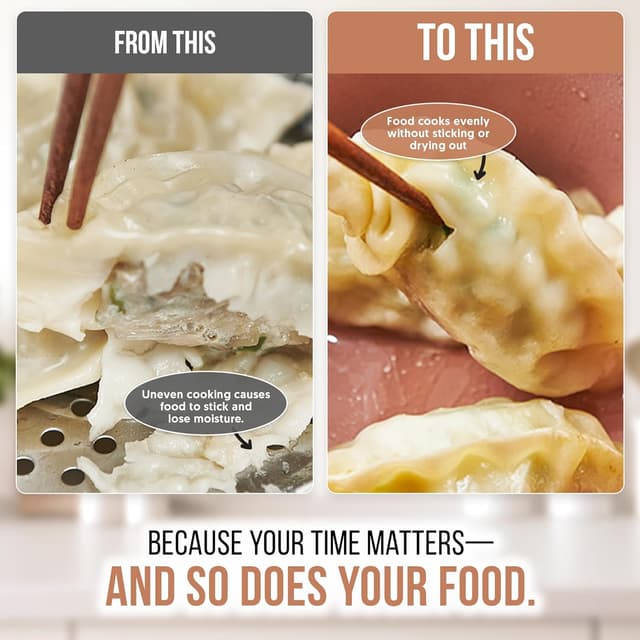 Thumbnail 5 de FIRGI 27oz Silicone Microwave Steamer Pot