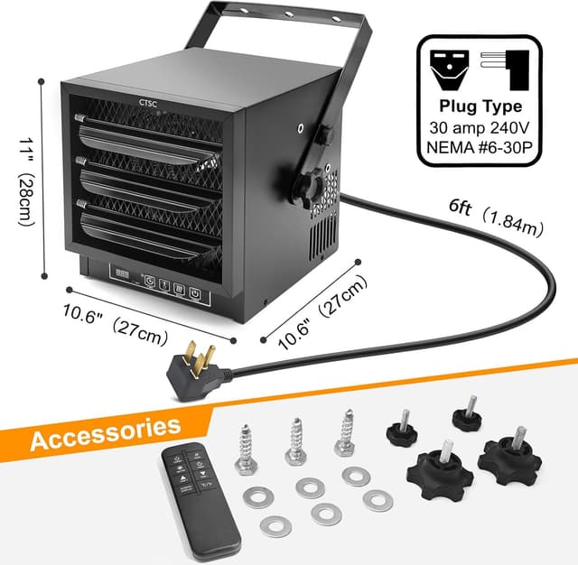 Thumbnail 1 de CTSC 4800W Garage Heater ♨