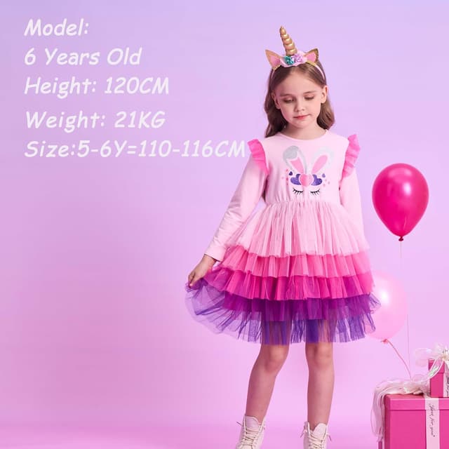 Thumbnail 5 de VIKITA Sommerkleid Mädchen Gr. 92-128