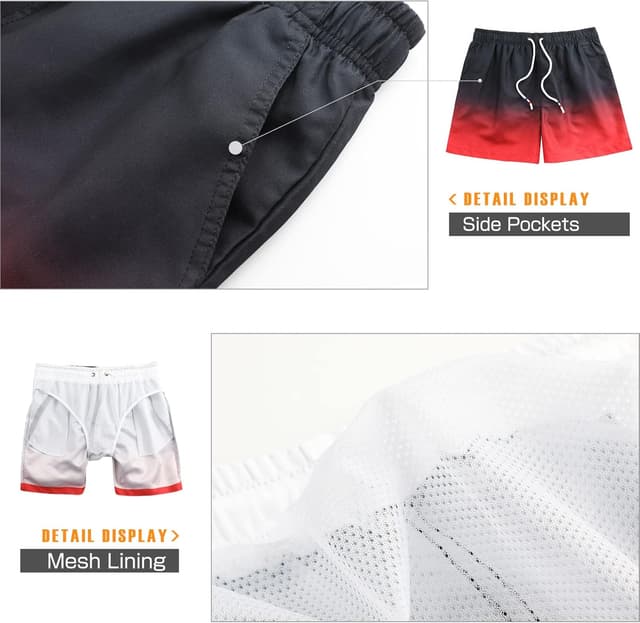 Thumbnail 4 de Danfiki Herren Badeshose Schnelltrocknend