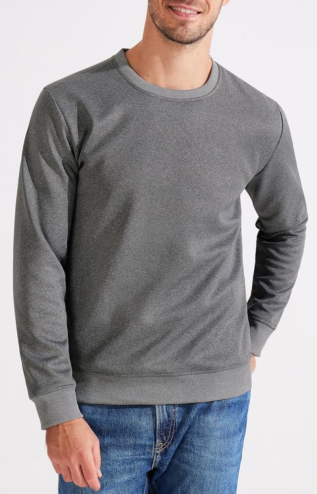 Thumbnail 4 de Felpa girocollo in pile Sherpa uomo caldo