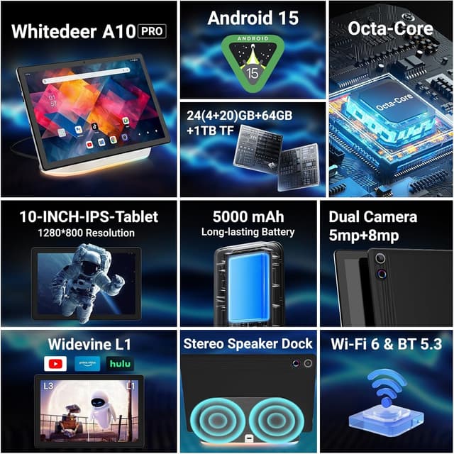 Detalle 2 de 2026 Verbessertes Tablet Android 15 10 Zoll