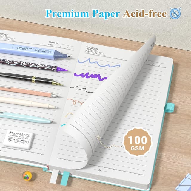 Detalle de Smarpau A5 lined notebook, 360 pages