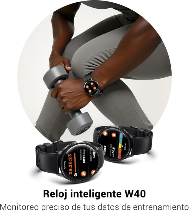 Detalle 2 de IOWODO Reloj Inteligente 1.43" AMOLED