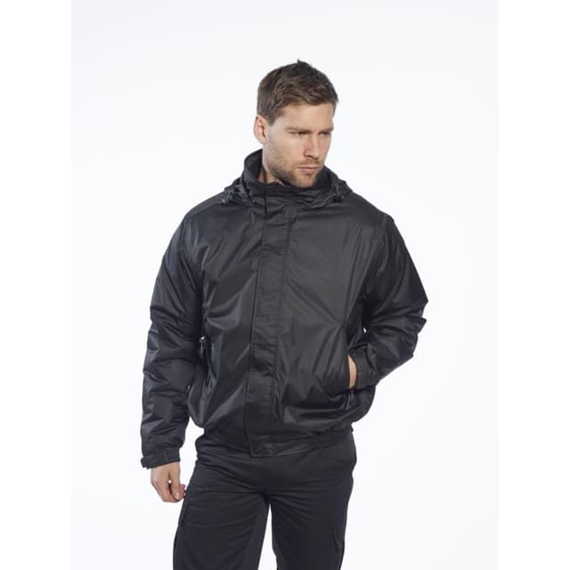 Detalle 2 de Portwest Calais Bomber Jacket (S503BKRL) in Black, Size L