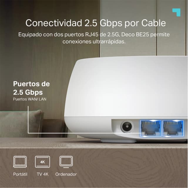 Thumbnail 4 de TP-Link Deco BE25 Router Wi‑Fi 6 AX1500, 4 puertos
