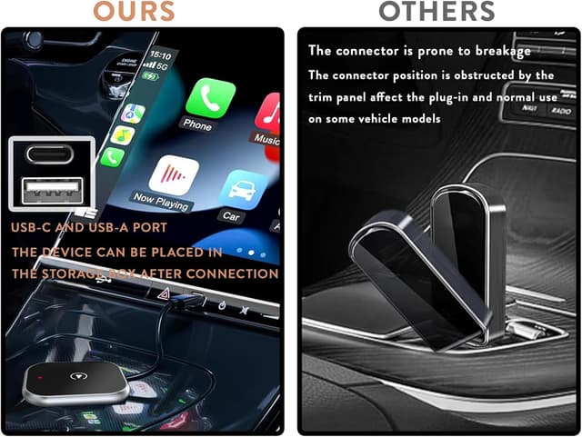 Detalle de TEMZICK Wireless CarPlay Adapter for CarPlay