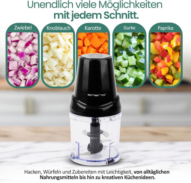 Detalle 1 de EMERIO Zerkleinerer 400 W mit 500 ml