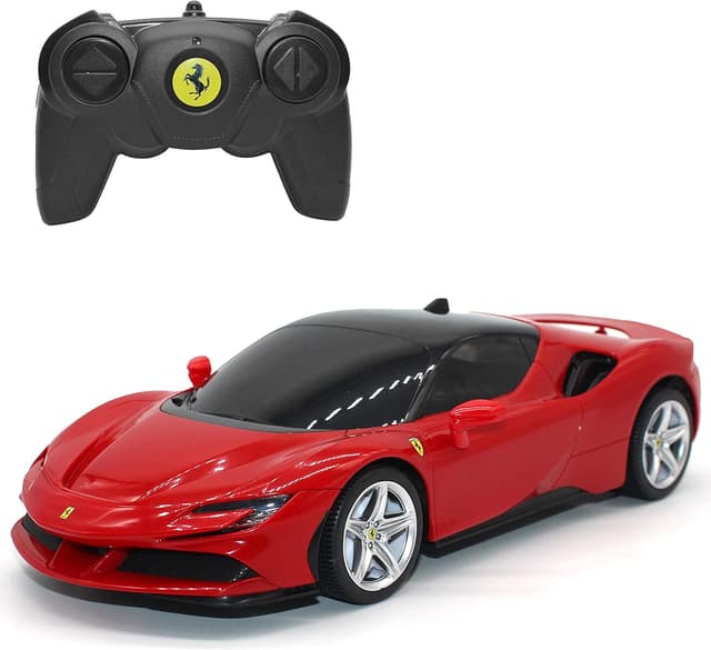 Detalle de TURBO CHALLENGE Ferrari SF90 Stradale RC Prestige 1/24 Rosso (telecomando 2,4 GHz)