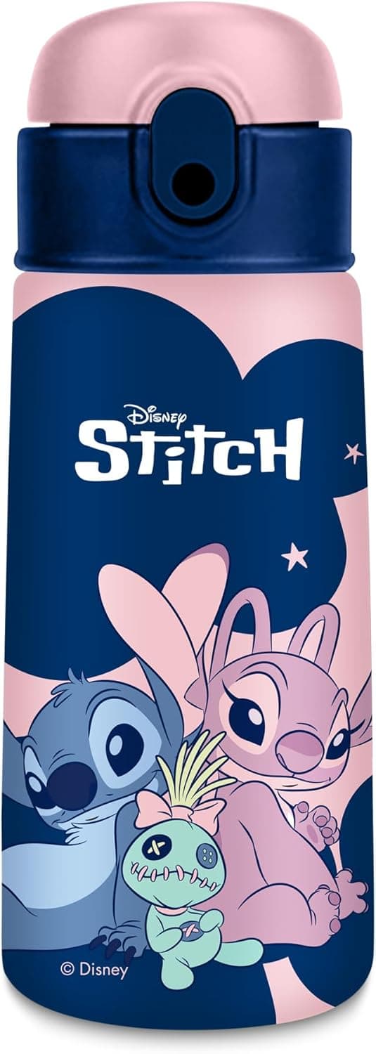 Imagen de Seven Borraccia termica Lilo & Stitch 460 ml Rosa/Blu en OfertitasTOP