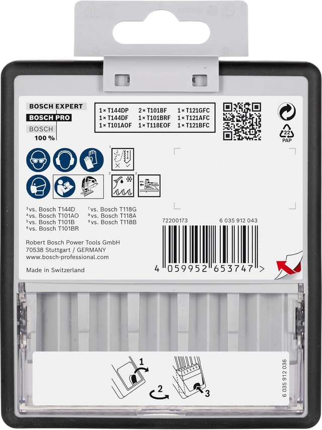 Thumbnail 3 de Bosch PRO Kit 10 lames de scie sauteuse 100 mm đź›