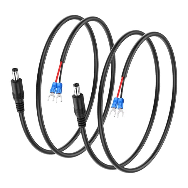 Detalle de DC 5.5mm to U terminal cable 0.8M
