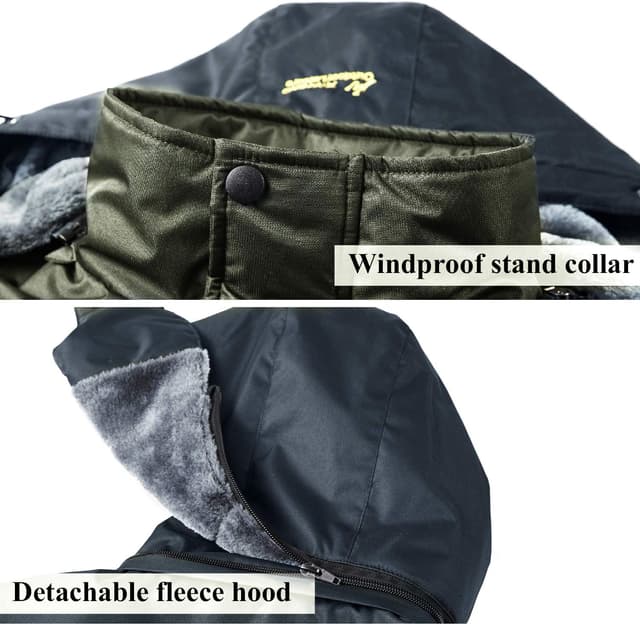 Thumbnail 4 de R RUNVEL Men's Waterproof Fleece Jacket 1 Coat