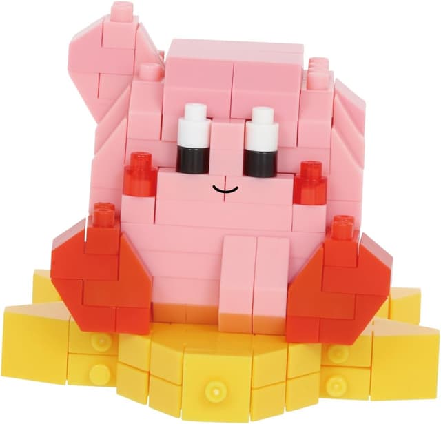 Detalle de Bandai Nanoblock Kirby (NBK141) – mini figurine en briques en kit de construction