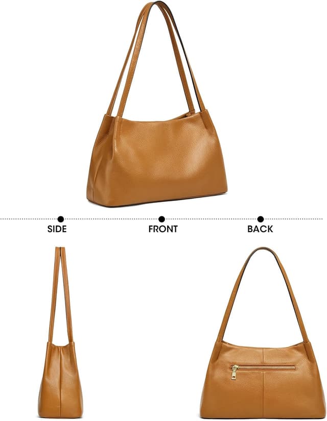 Thumbnail 6 de Kattee Sacs à main cuir véritable 34 cm