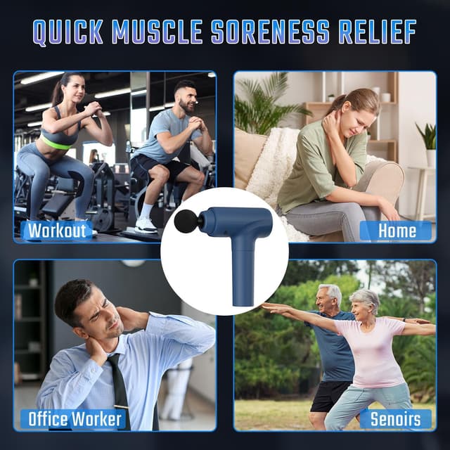 Thumbnail 6 de cotsoco Massage Gun Deep Tissue 9 heads