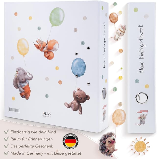 Detalle de Meine Kindergartenzeit Sammelordner mit DIN A4