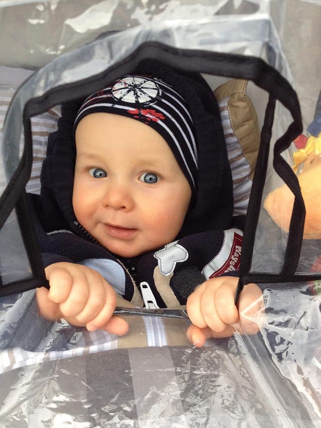 Thumbnail 2 de Universal-Regenschutz Regenverdeck fĂŒr Kinderwagen đ§