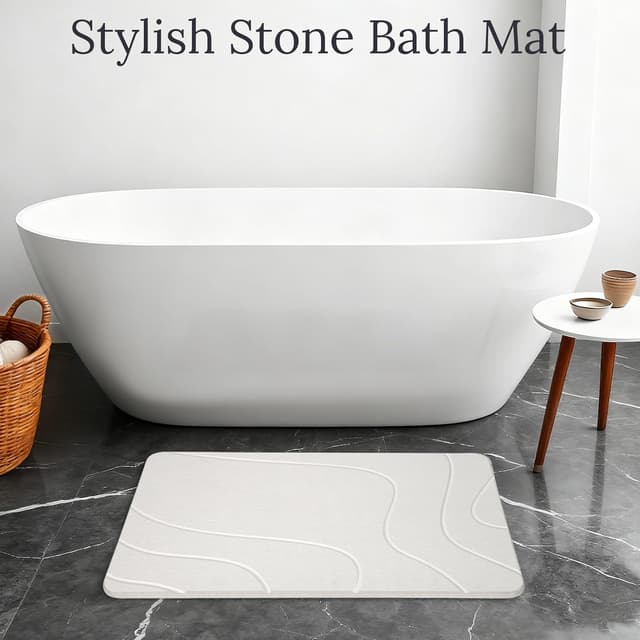 Thumbnail 2 de Euqvunn Tapis de Bain Diatomite 60 x 39 cm