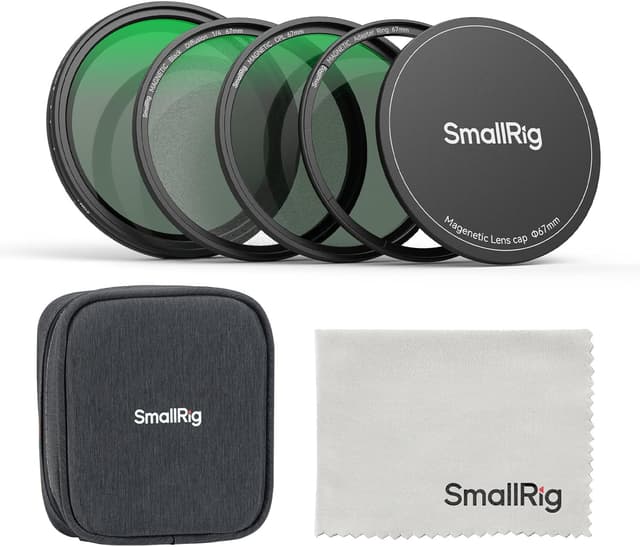 Detalle de SMALLRIG Kit de filtres magnétiques 5-en-1 67 mm (VND+CPL+Black Mist) + étui et accessoires — 4726