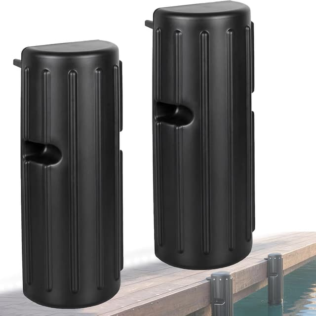 Detalle de OCEANBROAD Permanent Dock Bumpers (5mm PVC) with Stainless Steel Hardware