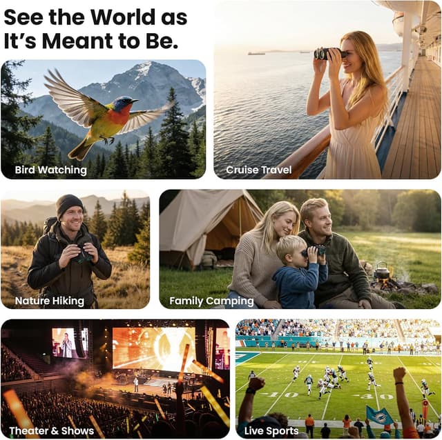 Thumbnail 6 de Aurosports 10x25 Kompaktfernglas 10× Vergrößerung