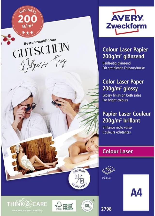 Detalle de Avery Zweckform 2798 Papel Fotográfico 210x297